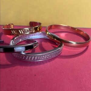 Gold and Silver Tone Bangle Set